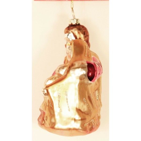 Target Glass Nativity Scene Ornament 4.5" Mary Joseph Baby Jesus Christmas NEW - Picture 3 of 7